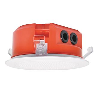 REDBACK, 100mm, 100V, 5W ceiling EWIS Speaker, White grille,