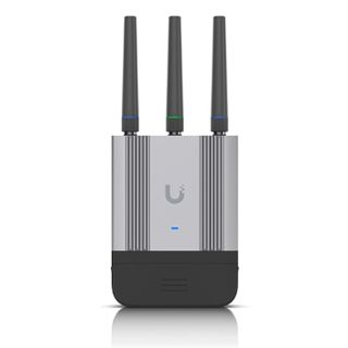 UBIQUITI, Industrial 4G Router, Wi-fi AP, POE / USB-C / or ATX  powered, POE pass-through, -40 to 70 degree, IP66, DIN Rail/Wall/Pole mount included. ATX input 9—30V DC