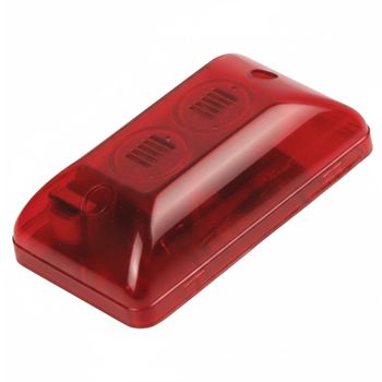 ULTRA, Audio Visual Screamer, Single tone, Internal surface mount, Audio visual warning device,110dB, 14V DC, Red lens, 2 wire,