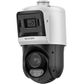 HIKVISION, HD-IP TandemVu Outdoor PTZ camera with 2.8mm ColorVu bullet, 100m IR (PTZ), 25x Zoom (4.8 - 120mm lens)(PTZ), 4MP, 1/2.8" CMOS(PTZ), 0.001Lux, H.265/H.265+, IP66, 12VDC, PoE+, Max 24 W
