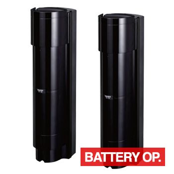 TAKEX, Photoelectric beam, Battery operated quad beams, Double Pulse, 4 selectable operating ranges 25/50/75/100m, Rx & Tx, Requires 4 x LS33600 batteries,