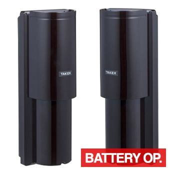 TAKEX, Photoelectric beam, Battery operated twin beams, 20m range, Rx & Tx, Requires 4 x LS33600 batteries,
