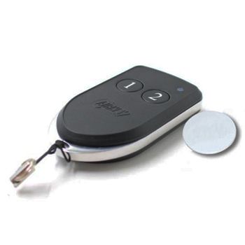 AIRKEY, Transmitter, Key fob, Two channel, 26 bit Wiegand, Maximum security, 64 bit rolling key encription, Integrated HID token, IP65 rated, Chrome plated die cast case,