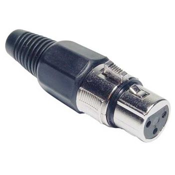 NETDIGITAL, 3 Pin Female Line XLR Connector