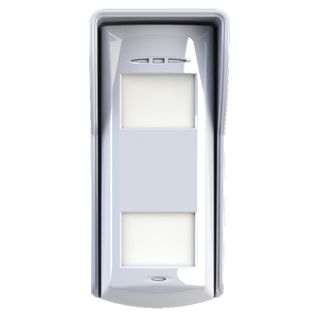 HIKVISION, Detector, Dual tech, Outdoor, Blue Wave technology, Auto sensitivity, Microwave + two PIR sensors, Pet immune to 24kg, 85 degrees, 12 x 12m coverage, 1 - 1.5m Mounting Height
