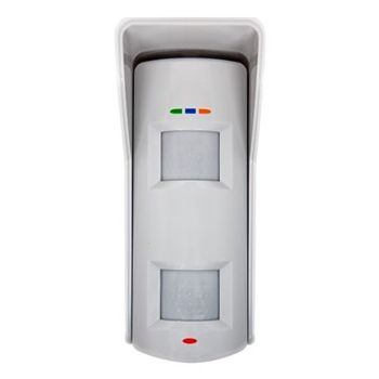 HIKVISION, Detector, Dual tech, Outdoor, Wireless 4332MHz, Pet friendly up to 10kg, Blue Wave technology, Auto sensitivity, Triple microwave bands, 10m x 90 degrees coverage,