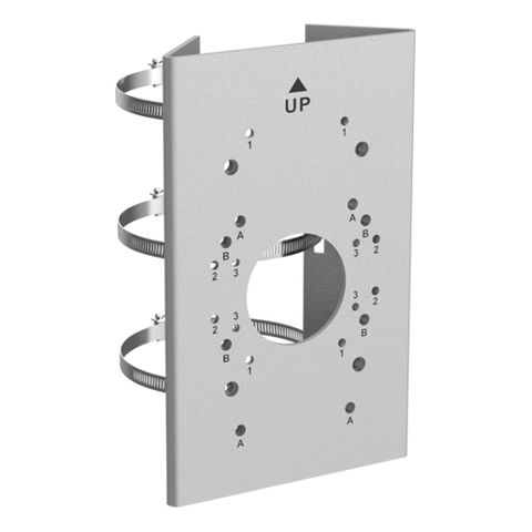 HIKVISION, 316L Stainless Steel Pole Mount Bracket