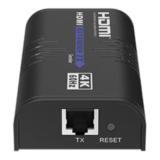 XTENDR, HDMI over IP Transmitter, 4K@60Hz, 120m over 1GB IP, HDMI loop out TX, HDCP2.2,1.4, Instant Preview, 5V DC-2A,