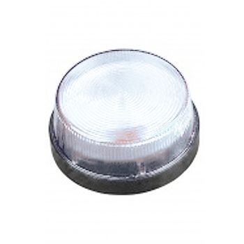 TAG, Strobe, Miniature, Clear, Weather resistant, Round base with 2 fixing screws, 12V DC,