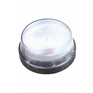 TAG, Strobe, Miniature, Clear, Weather resistant, Round base with 2 fixing screws, 12V DC,