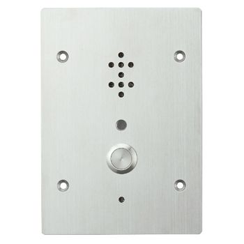 TOA, 8000 Series, Door station, Single button - connects to a Toa IP intercom exchange, used within a 8000 Series Toa IP intercom,