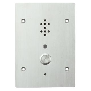 TOA, 8000 Series, Door station, Single button - connects to a Toa IP intercom exchange, used within a 8000 Series Toa IP intercom,
