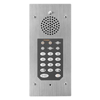 TOA, 8000 Series, Flush mount Hands-free Master station, Non IP addressable, connects to a Toa IP intercom exchange