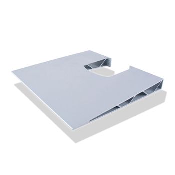 ATDEC, Telehook, Cable manager shelves, Silver, Used in conjunction with cable manager (CH100212), Supports AV equipment up to 12kg, Support area 325 x 348mm, 2 per pack,