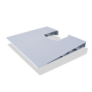 ATDEC, Telehook, Cable manager shelves, Silver, Used in conjunction with cable manager (CH100212), Supports AV equipment up to 12kg, Support area 325 x 348mm, 2 per pack,