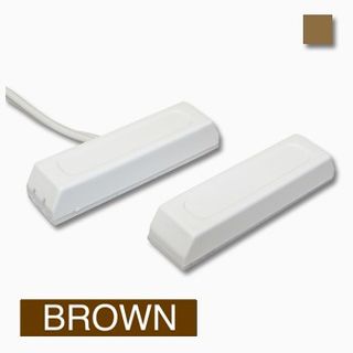 TAG, Reed switch (magnetic contact), Self adhesive, Surface mount, Brown, N/C, 1 1/2" (38.1mm) length, 3/8" (9.53mm) width, 9/32" (7.14mm) height, 1" (25.4mm) gap, 18" (457.2mm) leads,