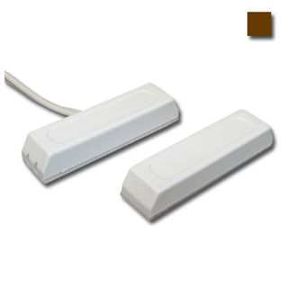 TAG, Reed switch (magnetic contact), Self adhesive, Surface mount, Brown, N/C, 1 1/2" (38.1mm) length, 3/8" (9.53mm) width, 9/32" (7.14mm) height, 1" (25.4mm) gap, 18" (457.2mm) leads,