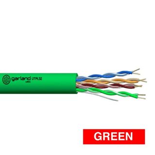 CABLE, Cat5E 4 pair 8 x 1/0.51 UTP green, 300m box,