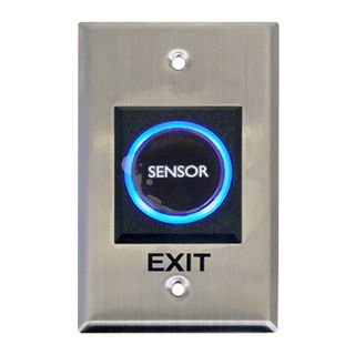 ULTRA ACCESS, IR Sensor Exit Plate, Size - Plate 70mm x 115mm. - Sensor 30mm Diameter, IP55,