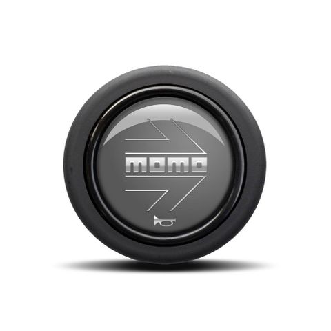 Momo Anthracite (Round Lip) Horn Button