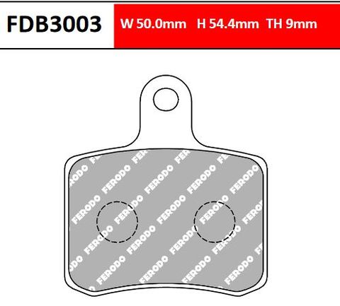 Ferodo Kart Brake Pads - OTK BSD CRG/GP KZ/DD2 Rear & Minikart Rear