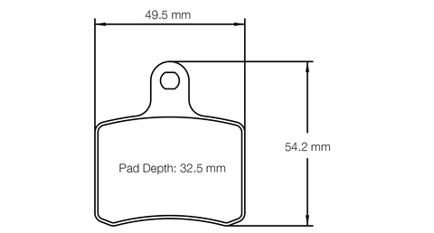 PAGID Kart Pads - OTK BSD CRG/GP KZ/DD2 Rear & Minikart Rear