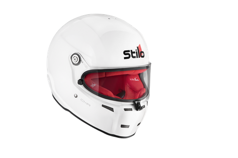 Stilo ST5 CMR Kart Helmet In White - Red Lining