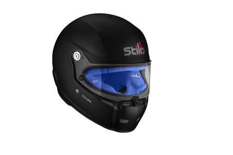 Stilo ST5 CMR Kart Helmet In Black - Blue Lining
