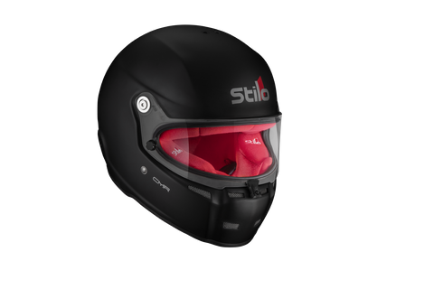 Stilo ST5 CMR Kart Helmet In Black - Red Lining