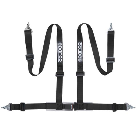 Sparco Club H-4M 4 Point Harness - Clip In