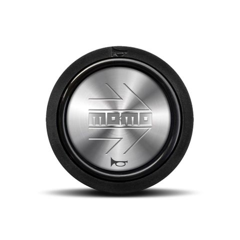 Momo Silver Logo Horn Button