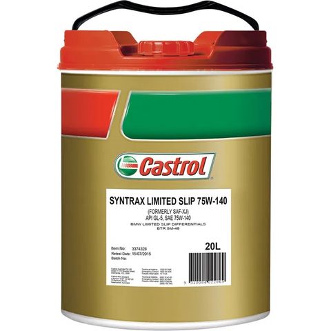 CASTROL SYNTRAX LIMITED SLIP 75W-140 - 2 Litre PACK