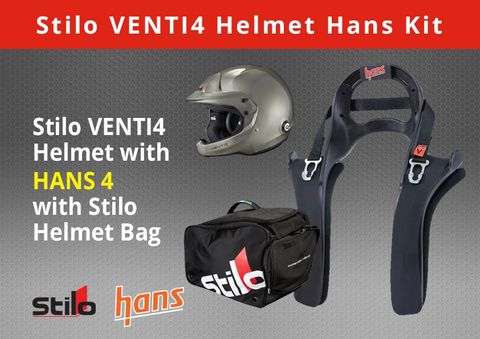 Stilo WRC Venti4 Composite & Hans IV Combo