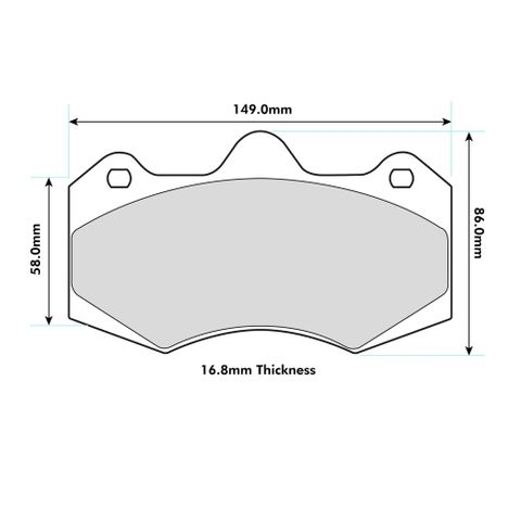 Ferodo Brake Pads To Fit AP Racing CP7040 / OE Calipers