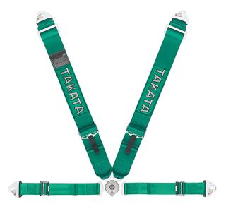Takata Race 4 (Right) Snap 4pt Harness Green
