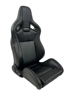 Corbeau VLS Seat Vinly Black with Black Stitching Left Hand