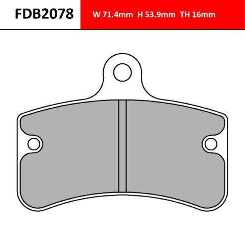 Ferodo Kart Brake Pads - OTK Venox Rear