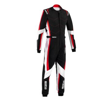 Sparco Kerb ADV Kart Suit Black/Red Size XL