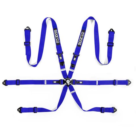 Sparco Competition H-2 PD Steel 6 Point Harness