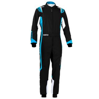 Sparco Thunder Kart Suit Xs Black/blue