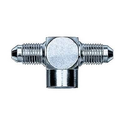 Aeroquip Fitting, Brake, SAE 37 Degree Male to Female Inverted Flare Tee, -4 AN to 3/8 in.-24