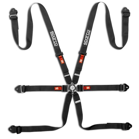 Sparco Competition H-2 PD Steel 6 Point Harness