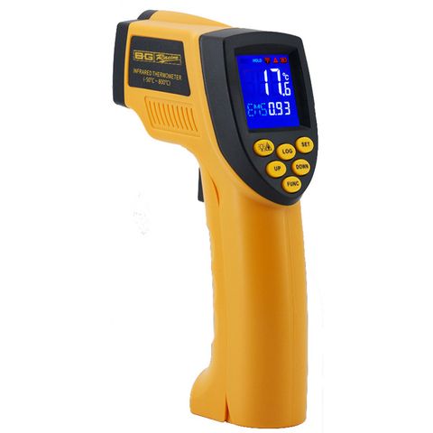 BG Racing Infrared Thermometer Gun -50 To 800&deg;C With Carry Case