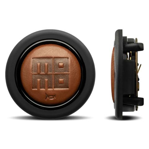 Momo Heritage Brown Cigar Leather Horn Button