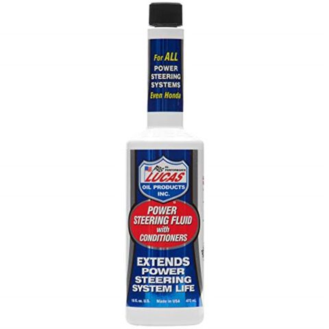 Lucas Oil Power Steering Fluid With Conditioners 12 Ounce Bottle