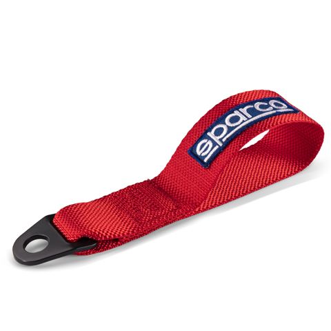 Sparco Tow Strap  - Red FIA Approved