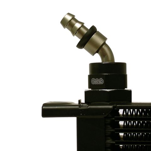 Setrab Push Lock Fitting 45 Degree