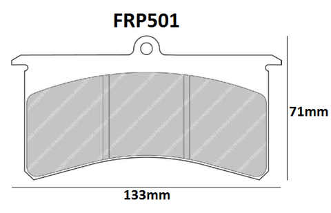 Ferodo Brake Pads - FRP501 Wilwood Superlite 4 & 6 Piston Calipers