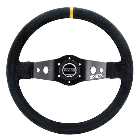 Sparco R215 Suede 250mm Racing Steering Wheel