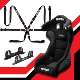 Sparco Circuit Ii Bundle Red Harness